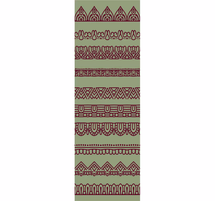 Ornate Border Patterns ornamental wallpaper - TenStickers