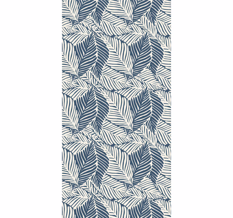Leafy Patterns nature wallpaper - TenStickers