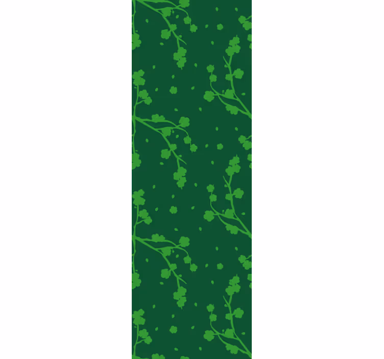 Botanical Greenery leaf wallpaper - TenStickers