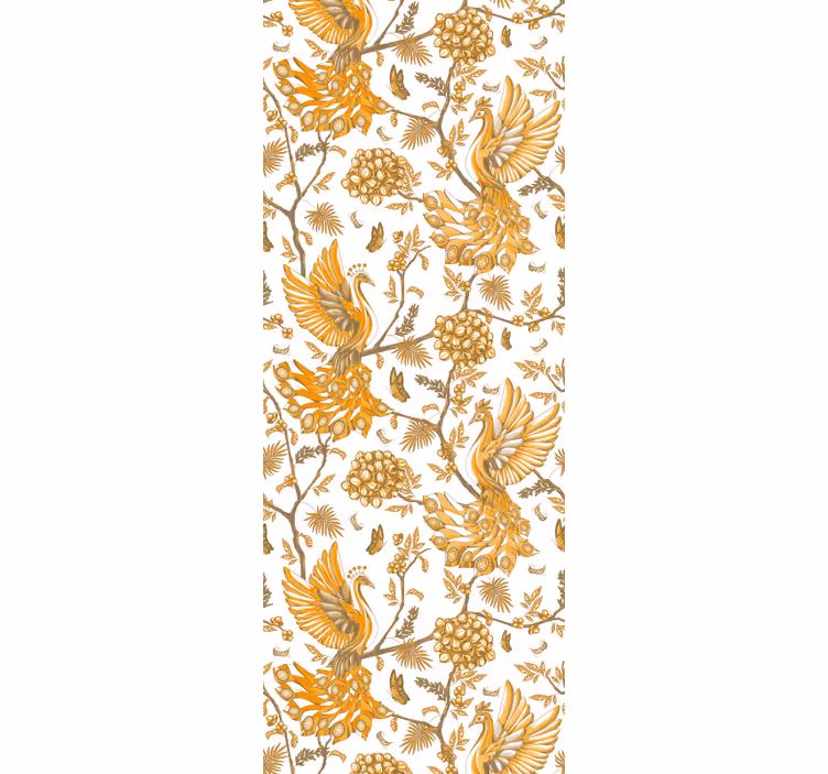 Golden paon  Animal Wallpaper - TenStickers