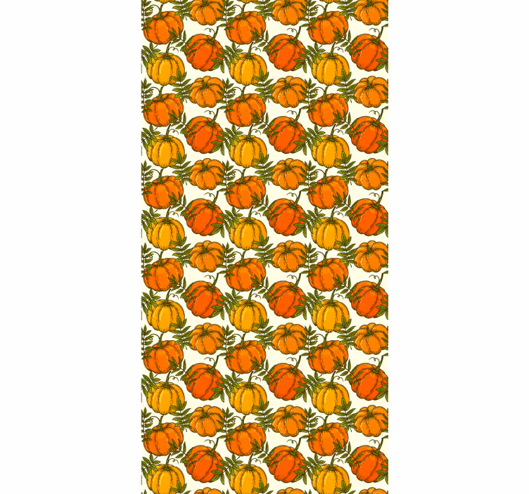 Thanksgiving pumpkin patch Wallpaper - TenStickers