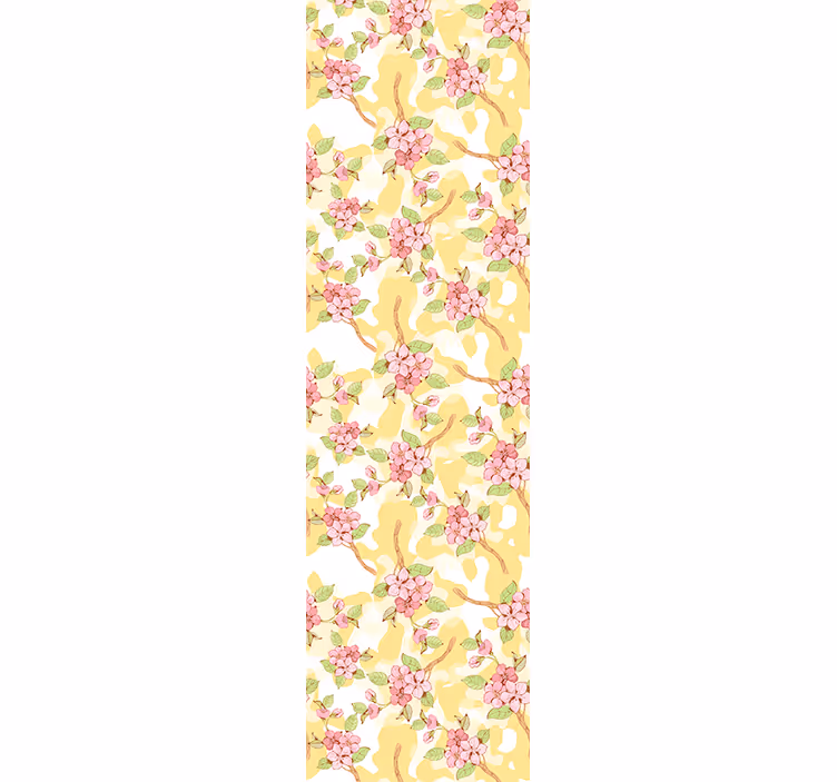 Floral Cascade flower wallpaper - TenStickers