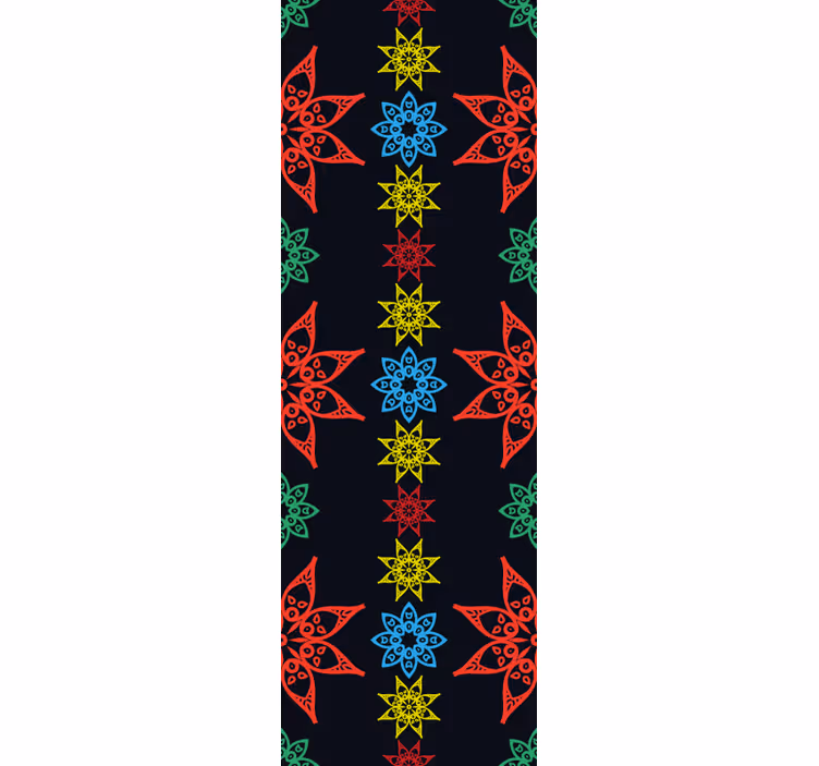 Floral Ornamentation ornamental wallpaper - TenStickers