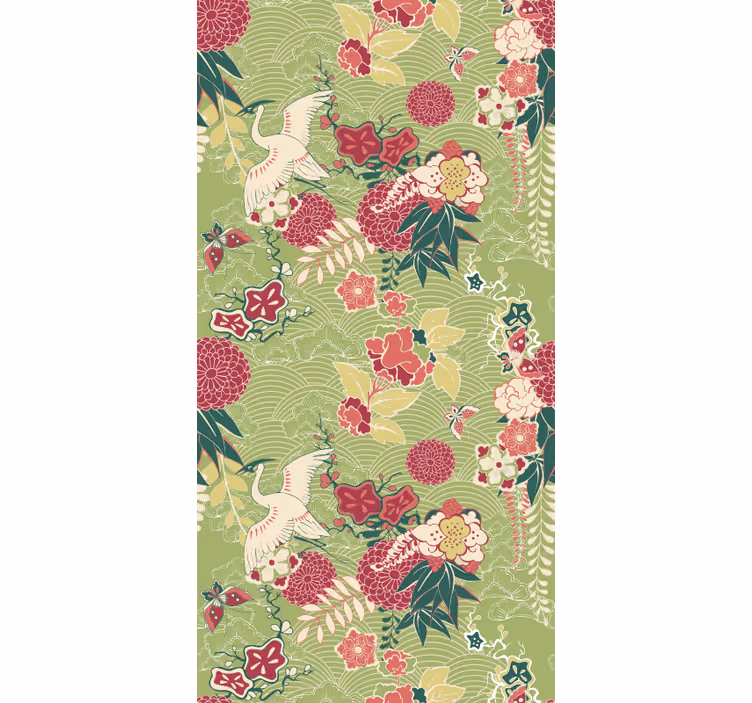 Modern Chinese style modern wallpaper - TenStickers