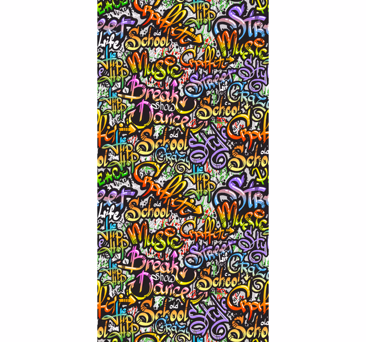 Graffiti Lettering letter wallpaper - TenStickers