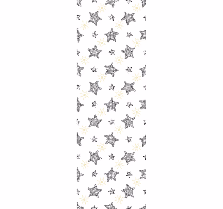 Starry Motif star wallpaper - TenStickers
