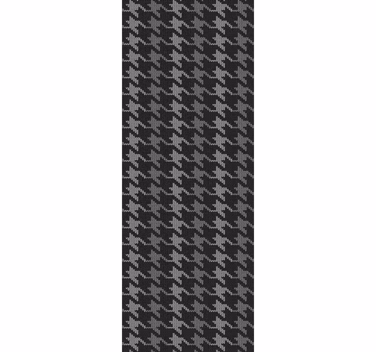 Houndstooth Pattern home office wallpaper - TenStickers