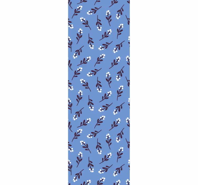 Floral Branches Motif flower wallpaper - TenStickers