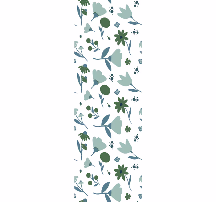 Botanical Bloom flower wallpaper - TenStickers