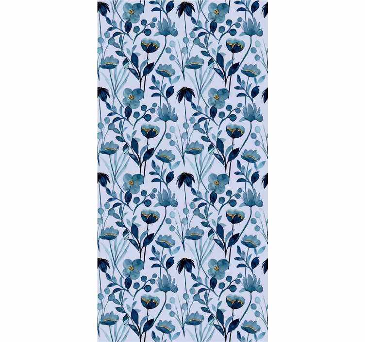 Floral Botanical Elegance flower wallpaper - TenStickers