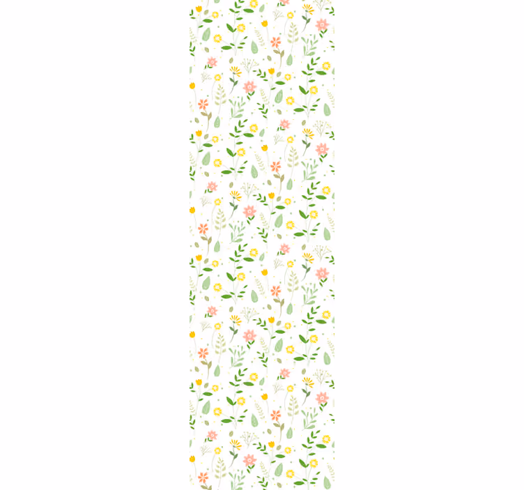 Floral Springtime flower wallpaper - TenStickers