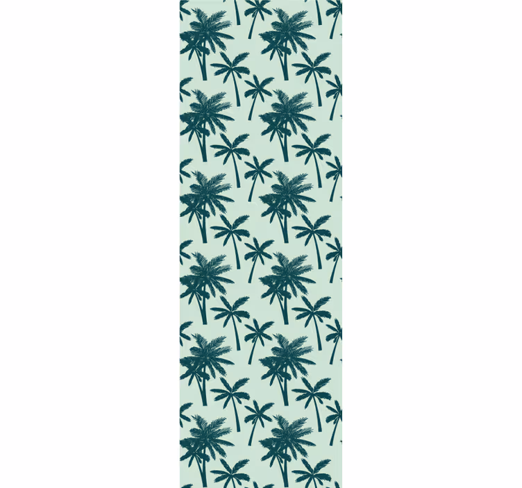 Palm Pattern Display tree wallpaper - TenStickers