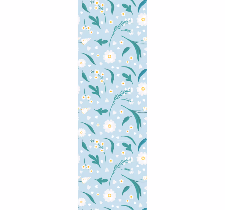 Botanical Garden Showcase floral ornament wallpaper - TenStickers