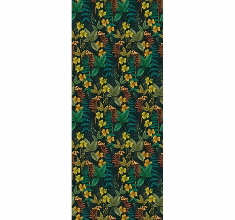 Different plants tree wallpaper - TenStickers