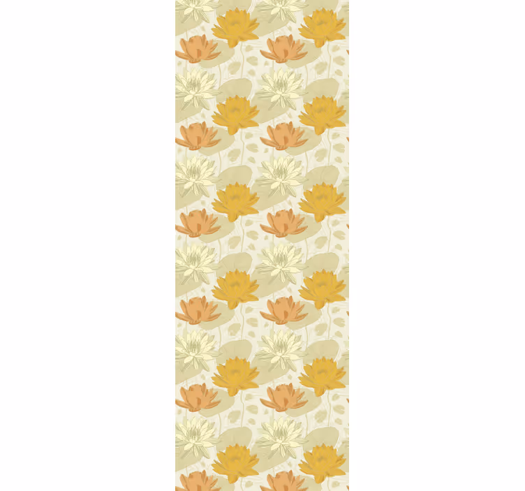 Floral Arrangement Pattern flower wallpaper - TenStickers