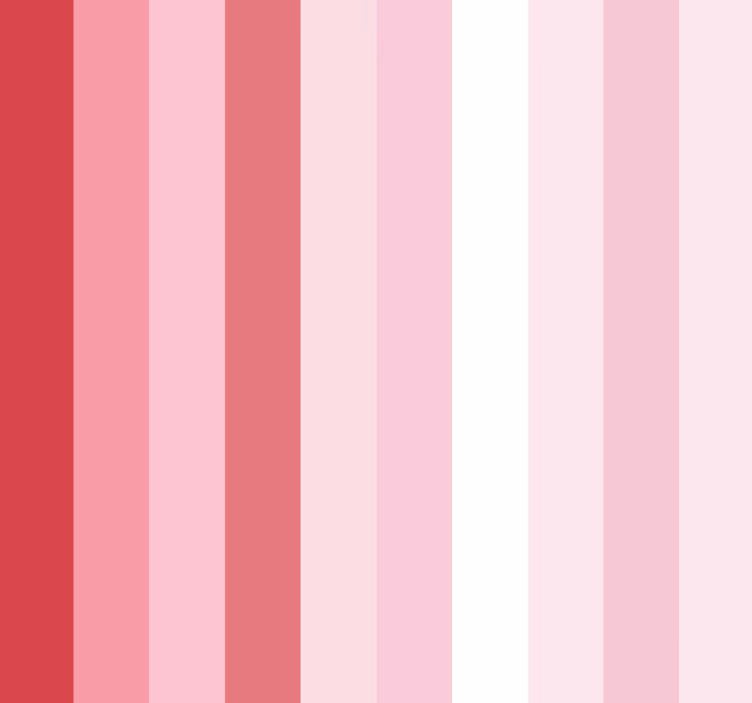 Stripes with white pink Vertical Wallpaper - TenStickers
