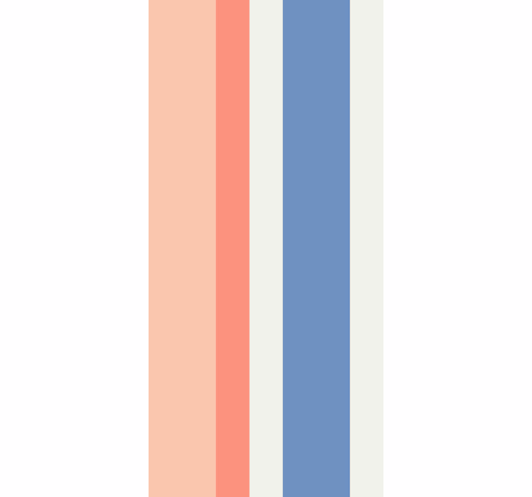 Sleek Stripes striped wallpaper - TenStickers