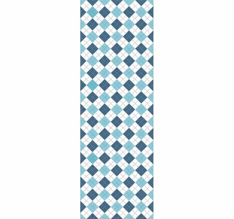 Geometric Argyle Pattern square wallpaper - TenStickers