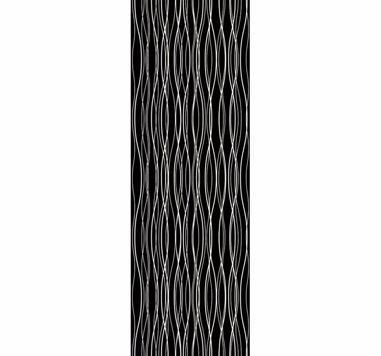Curvilinear Lines vertical line wallpaper - TenStickers