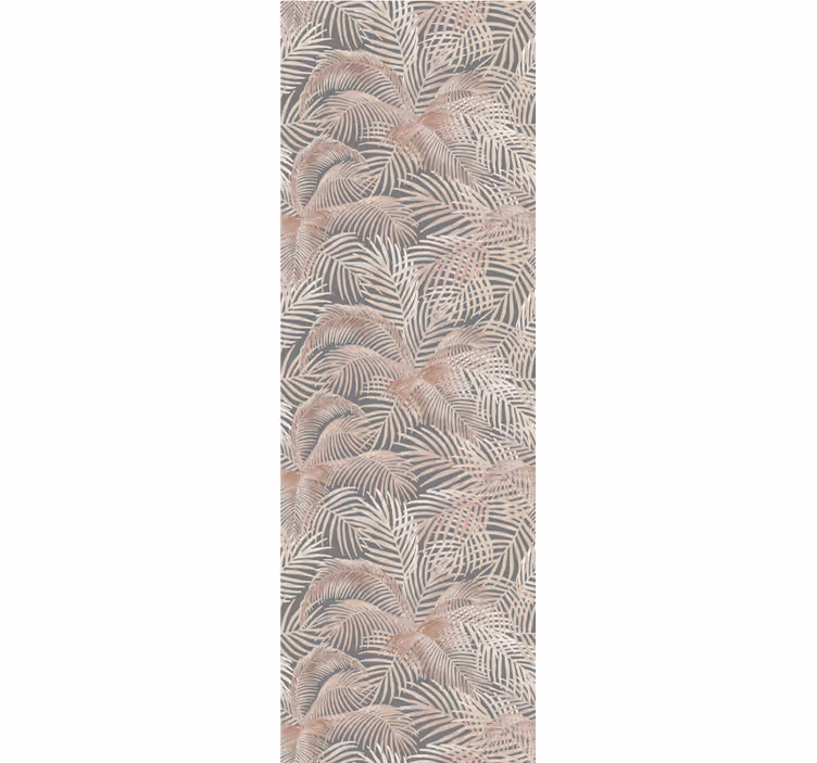 Leaf wallpaper with tropical palm leaf patterns - TenStickers