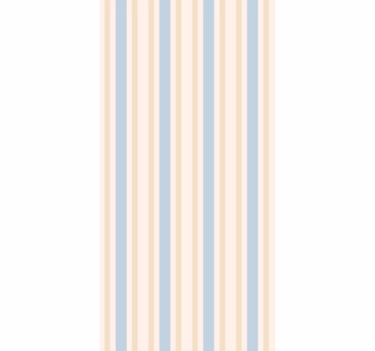 Lined Serenity horizontal striped wallpaper - TenStickers