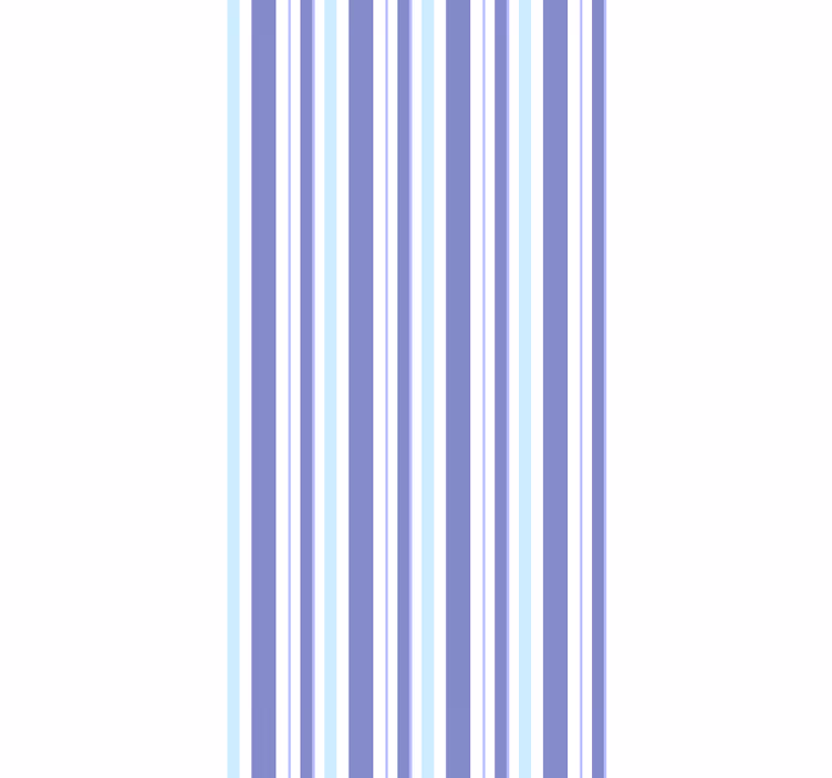 Striped Wall Feature horizontal striped wallpaper - TenStickers
