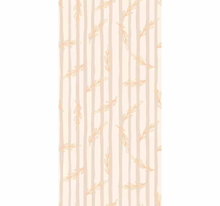 Elegant beige vertical wallpaper - TenStickers