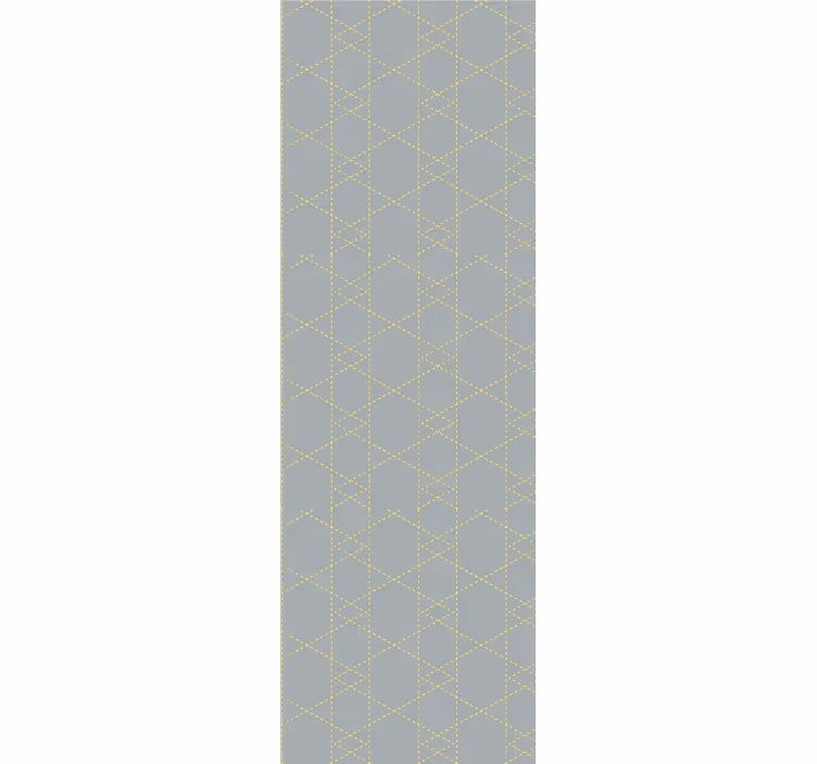 Geometric wallpaper in geometric lattice pattern - TenStickers