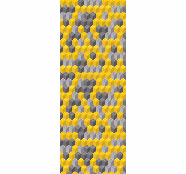 Geometric Honeycomb Structure geometric wallpaper - TenStickers