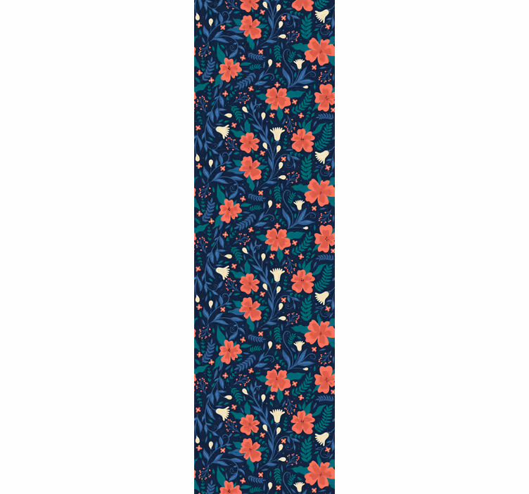 Nordic style artistic flowers Nature Wallpaper - TenStickers
