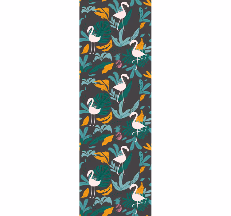 Grey background white birds Animal Wallpaper - TenStickers