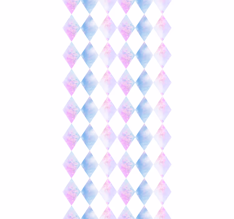 Geometric Harlequin square wallpaper - TenStickers