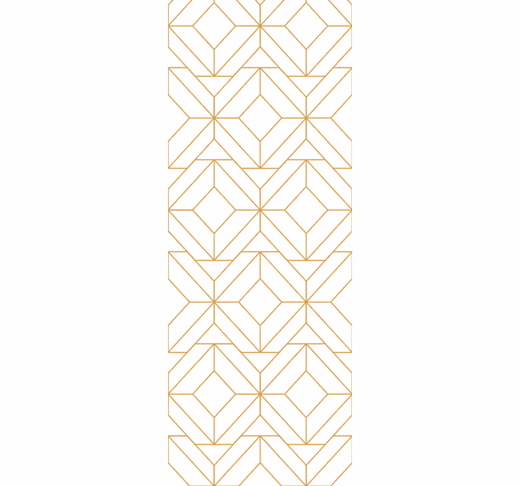 Cubic Geometries geometric wallpaper - TenStickers