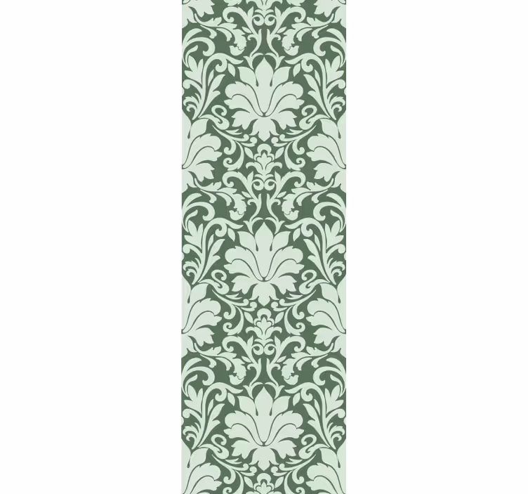 Elegant Foliage Motif floral ornament wallpaper - TenStickers