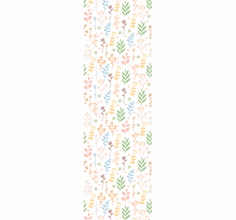 Floral Greenery Accents flower wallpaper - TenStickers