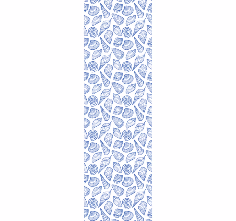 Simple shell symbols Modern Wallpaper - TenStickers