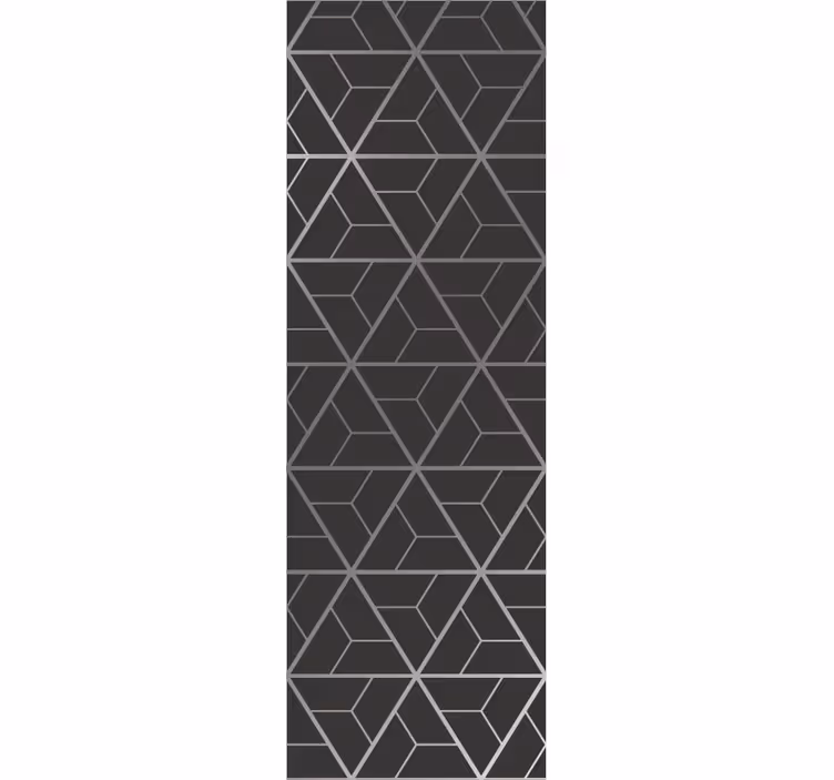 Abstract Cubism with Geometric Shapes geometric wallpaper - TenStickers