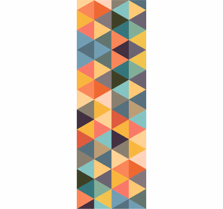 Multicolor geometric patterns Wallpaper - TenStickers