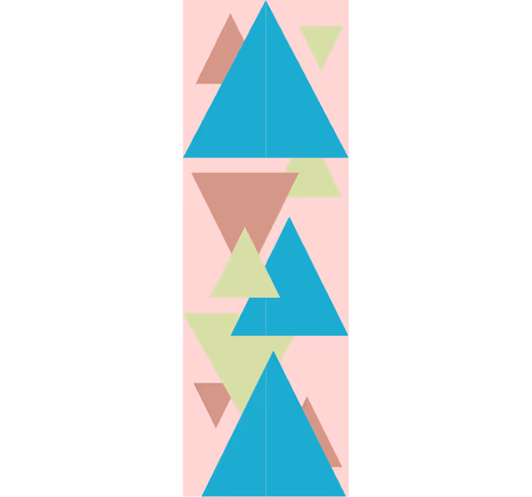 Abstract Geometry Wall Art geometric wallpaper - TenStickers