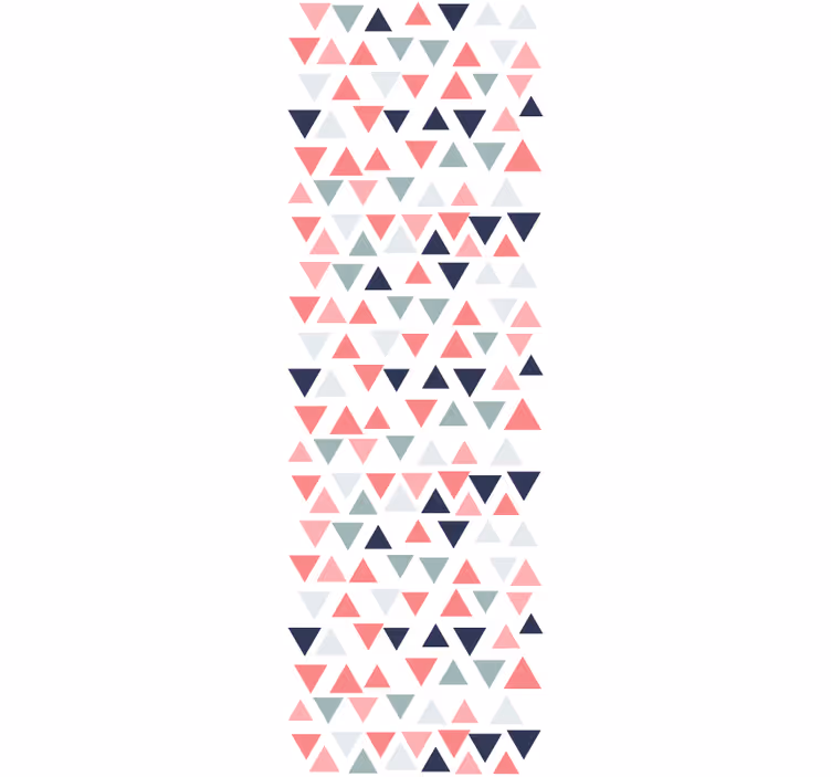Geometric wallpaper with triangle pattern - TenStickers