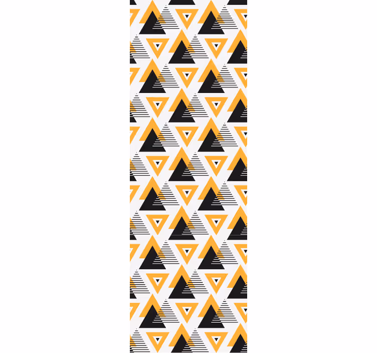 Geometric wallpaper geometric triangle fusion - TenStickers
