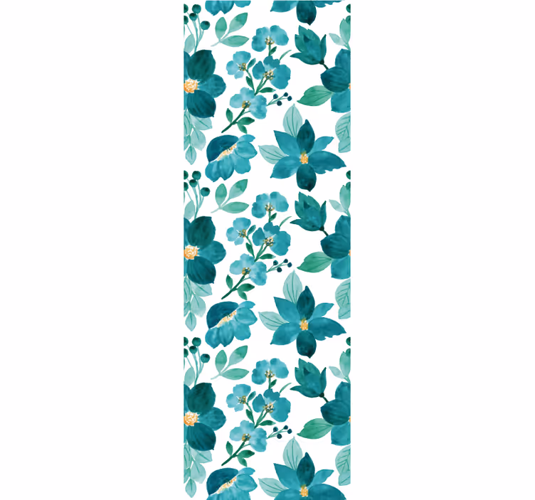 Floral Botanical Bloom flower wallpaper - TenStickers