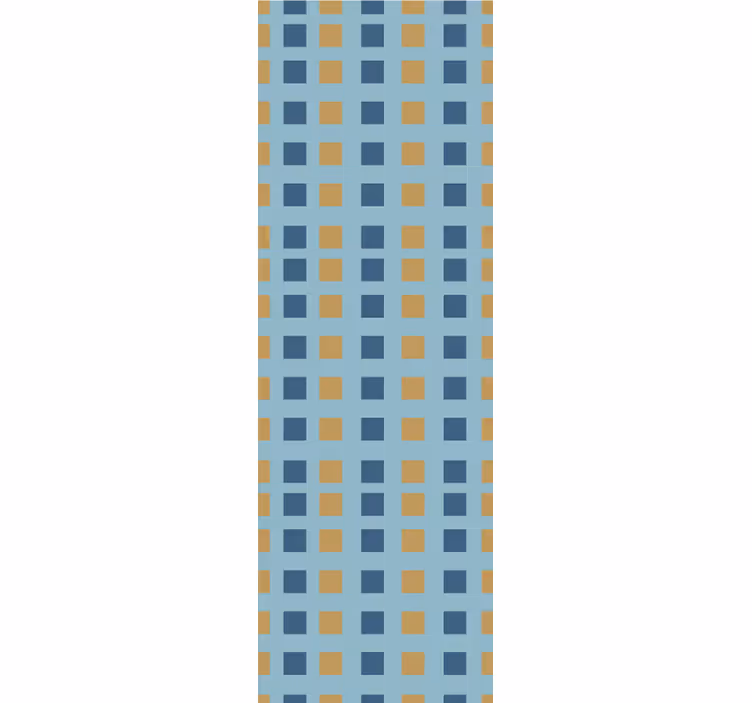 Square wallpaper geometric square grid design - TenStickers