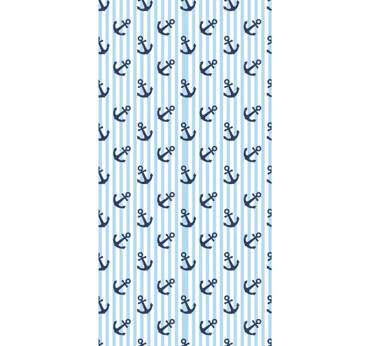 Navy blue vertical stripes Vertical Wallpaper - TenStickers