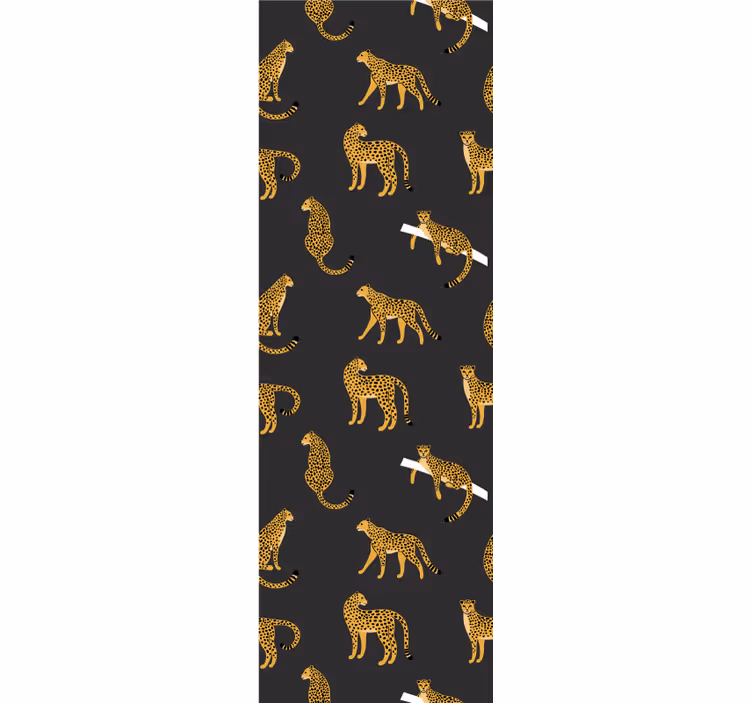 Leopard Spots Motif leopards wallpaper - TenStickers