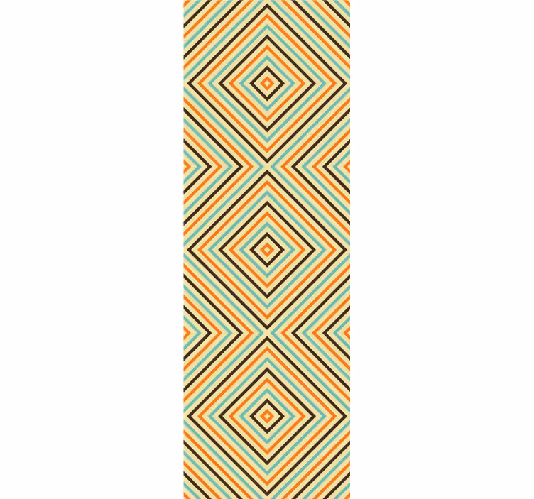 Geometric Diamond geometric wallpaper - TenStickers