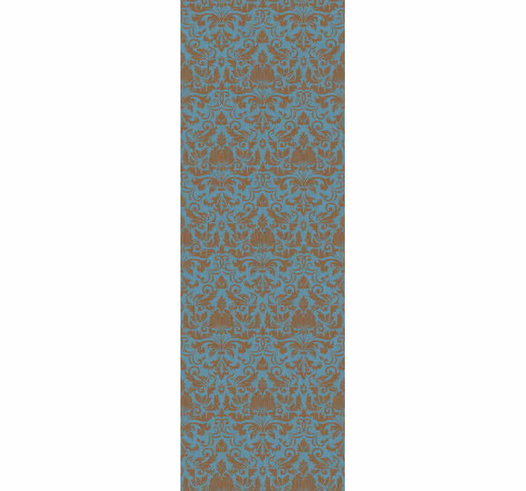 Baroque wallpaper with elegant leaf patterns - TenStickers