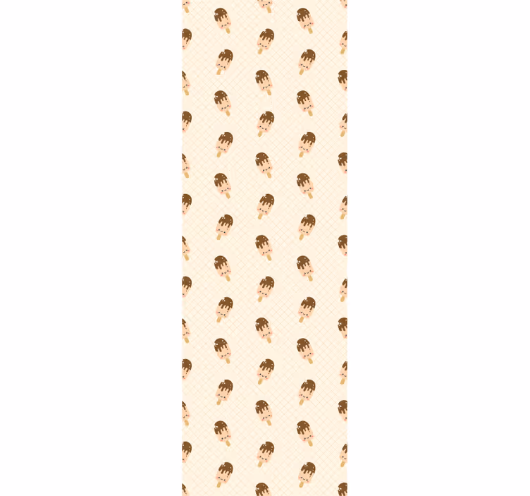 Adorable Ice Cream Cones nursery wallpaper - TenStickers