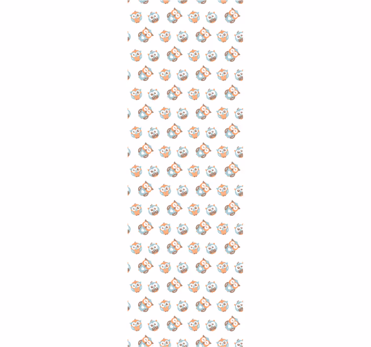 Owl Pattern kids wallpaper - TenStickers