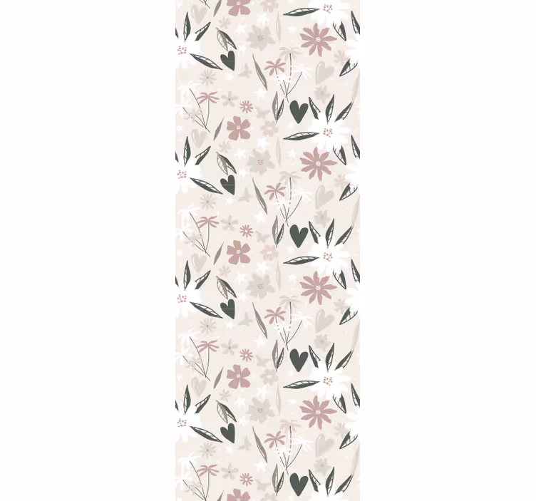 Floral Botanic flower wallpaper - TenStickers